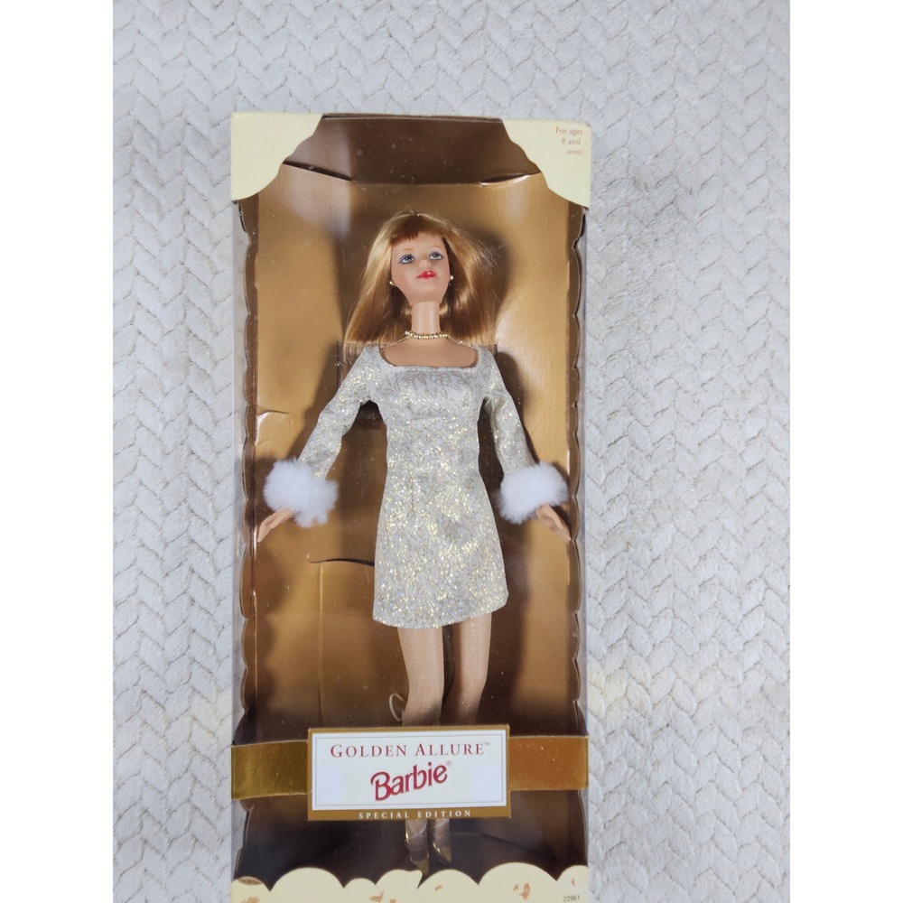 Mattel Golden Allure‎ Barbie Special Edition 1999 Vintage Doll 22961 NRFB Gold